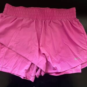Nike Women's Vibrant Pink Athletic Shorts